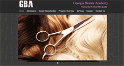 Desktop Screenshot of georgiabeautyacademy.com